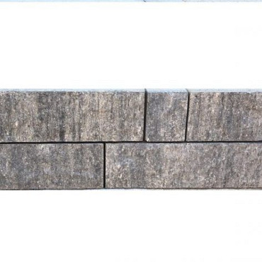 Rock walling Leisteen Grezzo H 13 cm,D 12 cm,L 31,5 / 41,5 / 51,5: Van elke maat 8 stuks Stapelblokken