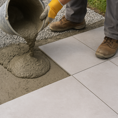 Keramische terrastegels leggen? Begin bij de juiste ondergrond