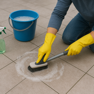 Hoe maak je keramische tegels schoon? Onderhoudstips voor een blijvend mooi terras 