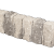 Palissade-stapelblok splitton Matterhorn 12x12x25 Gekloofd/getrommeld Stapelblokken