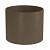 Plantenbak Vita Supra Bruin ø60x53 cm SUPRA BRUIN Ronde bloembakken 