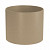 Plantenbak Vita Sepia Beige ø70x53 cm SEPIA BEIGE Ronde bloembakken 