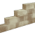 Linea Block Beige *Kp* 15X15X60 (5) Stapelblokken