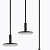 SWAY PENDANT 100-230V TRIPLE Black Grondspots