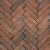 UWF60 Auxo Vida Bruin rood bezand Waalformaat 5x20x6 Getrommeld Gebakken klinkers