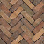 UDF60 Varia WS Classica Geel rood bont onbezand Dikformaat 6,5x20x6 Getrommeld Gebakken klinkers