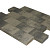 Vegas Grijs/antraciet 20x30x6 Beton klinkers