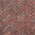 UWF60 Ruston Natura Paars rood bezand Waalformaat 5x20x6 Getrommeld Gebakken klinkers