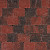 Tambour Trommelsteen Rood/Zwart 10x10x6 Beton klinkers