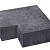 Oud Hollands hoekstuk traptreden 90gr Antraciet 23x23x15 Binnen (37x15) Traptreden