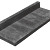 Oud Hollandse traptreden L-model Carbon 40x100x15 Traptreden
