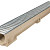 Euroline H100 goot 100x10,1 Incl. vz.st. sleufrooster Goten