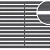 Mat tbv schoonloper 60x60x2cm alum+rub+zw Schoonlooproosters