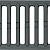 Sleufrooster gietijzer 50 Tbv. Hexaline 2.0 en Euroline Goten