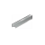 Slotline 40mm opzetelement RVS 100x7,8 Tbv. Hexaline 2.0 en Euroline Goten