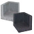 L-hoekelement Zwart 30x30x50 Voet x lengte x hoogte L-elementen