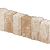 Palissade-stapelblok splitton Sierra Nevada 12x12x25 Gekloofd/getrommeld Stapelblokken