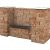 Combiwall Splitton Uno Mont Blanc 15x30x12 Getrommeld,4 zijden gekloofd muurelement Stapelblokken