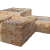 Combiwall Splitton Uno Mont Blanc 15x30x12 Getrommeld,4 zijden gekloofd muurelement Stapelblokken