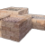 Combiwall Splitton Uno Sierra Nevada 15x30x12 Getrommeld,4 zijden gekloofd muurelement Stapelblokken