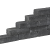 Pilestone Line Coal 15x40x10 Stapelblokken