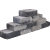 Tumbelwall getrommeld Matterhorn 20x30x10 Getrommeld muurelement Stapelblokken