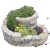 Promo-wall kruidenspiraal Kilimanjaro Kruidenspiraal compleet met bouwtekening en halve stenen Stapelblokken