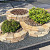 Pilestone ronde bloembak Kilimanjaro 17/23x21,5x10 Compleet met bouwplan Stapelblokken