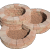 Pilestone ronde bloembak Mont Blanc 17/23x21,5x10 Compleet met bouwplan Stapelblokken