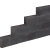 Lineablock Black 15x15x60 Strak muurelement,ongetrommeld Stapelblokken