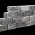 Combiwall Splitton Matterhorn 20x20x15 Getrommeld,4 zijden gekloofd muurelement Stapelblokken