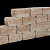 Combiwall Splitton Mont Blanc 20x20x7,5 Getrommeld,4 zijden gekloofd muurelement Stapelblokken