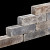 Blockstone Kilimanjaro 15x15x30 Getrommeld muurelement Stapelblokken