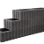 Beplantbare resupor elementen Zwart 30x40x25 Kubusflor Bloembakken