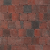 Tambour Trommelsteen Rood/Zwart 10x10x6 Beton klinkers
