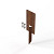 Koppelspies-16,5 Corten Borderrand cortenstaal 