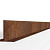 Kantopsluiting Double (flg) 300x10 cm CORTEN Borderrand cortenstaal 