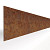 Kantopsluiting Stroke Corten 300x16,5 Borderrand cortenstaal 