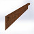 U-profiel ongelijkzijdig opsluitband 6cm Corten 300x4,6/19,6x6,4 Borderrand cortenstaal 
