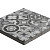 GeoProArte Design Mosaic Md Grey Deco 60x60x4 Beton tegels