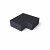 Oud Hollands hoekstuk traptreden 90gr Carbon 60x60x20 Buiten (40x20) Traptreden