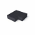 Oud Hollands hoekstuk traptreden 90gr Carbon 60x60x15 Buiten (37x15) Traptreden