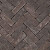 UWF60 Atlas Vida Aubergine zwart bezand Waalformaat 5x20x6 Getrommeld Gebakken klinkers