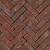 DF80 Ruston Natura Rood paars bezand Dikformaat 6,5x20x8 Getrommeld Gebakken klinkers
