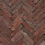 UWF60 Ruston Natura Paars rood bezand Waalformaat 5x20x6 Getrommeld Gebakken klinkers