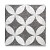 GeoProArte Dark Grey Flower 60x60x4 Beton tegels