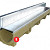 Euroline LEDline RVS 100x17,5 Incl. goot, LED element Goten