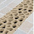 Voronoi rooster gietijzer Citrine coating Goten