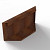 Bloembak Module+ Kopschot paneel (D) Corten 60x56 Bloembakken