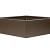 Plantenbak Vlak Supra Bruin 120x120x40 cm SUPRA BRUIN Bloembakken